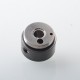 Empire V Style RTA Rebuildable Tank Atomizer with Blank Surface - Black, 23mm Diameter
