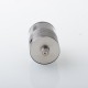 Empire V Style RTA Rebuildable Tank Atomizer with knurling Surface - Black, 23mm Diameter