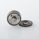 Empire V Style RTA Rebuildable Tank Atomizer with Blank Surface - Black, 23mm Diameter