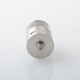 Empire V Style RTA Rebuildable Tank Atomizer with Blank Surface - Silver, 23mm Diameter