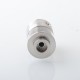Empire V Style RTA Rebuildable Tank Atomizer with Blank Surface - Silver, 23mm Diameter