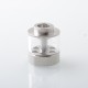 Empire V Style RTA Rebuildable Tank Atomizer with Blank Surface - Silver, 23mm Diameter