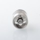 Empire V Style RTA Rebuildable Tank Atomizer with Blank Surface - Silver, 23mm Diameter