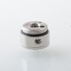 Empire V Style RTA Rebuildable Tank Atomizer with Blank Surface - Silver, 23mm Diameter