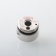 Empire V Style RTA Rebuildable Tank Atomizer with Blank Surface - Silver, 23mm Diameter