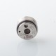 Empire V Style RTA Rebuildable Tank Atomizer with Blank Surface - Silver, 23mm Diameter