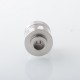 Empire V Style RTA Rebuildable Tank Atomizer with knurling Surface - Silver, 23mm Diameter