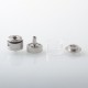Empire V Style RTA Rebuildable Tank Atomizer with knurling Surface - Silver, 23mm Diameter