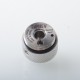 Empire V Style RTA Rebuildable Tank Atomizer with knurling Surface - Silver, 23mm Diameter
