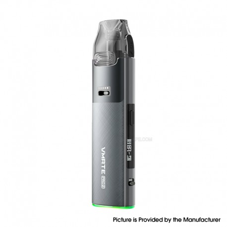 [Ships from Bonded Warehouse] Auhentic VOOPOO Vmate Pro 2 30W Pod System Kit - Space Grey, 1500mAh, 5~30W, 3ml, 0.4ohm / 0.7ohm