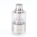 SXK Bastard V2 Style RTA Rebuildable Tank Atomizer - Silver, 316SS + Acrylic, 3.5ml, Air Pins 1, 1.2, 1.5, 2, 2.5, 3mm, 22mm