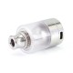 SXK Bastard V2 Style RTA Rebuildable Tank Atomizer - Silver, 316SS + Acrylic, 3.5ml, Air Pins 1, 1.2, 1.5, 2, 2.5, 3mm, 22mm