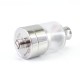SXK Bastard V2 Style RTA Rebuildable Tank Atomizer - Silver, 316SS + Acrylic, 3.5ml, Air Pins 1, 1.2, 1.5, 2, 2.5, 3mm, 22mm