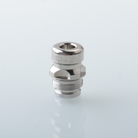 Mission Tips V2 Mini Nuke Style Drip Tip for dotMod dotAIO V1 / V2 Pod - Silver, SS + Titanium