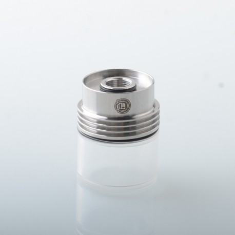 Rekavape Extender Tank for Monarchy Ost Old School MTL and DL RTA Atomizer - Silver + Translucent, 316 Stainless Steel + PCTG