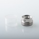 Rekavape Extender Tank for Monarchy Ost Old School MTL and DL RTA Atomizer - Silver + Translucent, 316 Stainless Steel + PCTG