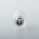 SXK Replacement Short Tank Tube Kit for SXK Empire V Style RTA Atomizer - Translucent + Brown, PEI + PMMA (2 PCS)