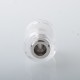SXK Replacement Long Tank Tube Kit for SXK Empire V Style RTA Atomizer - Translucent + Brown, PEI + PMMA (2 PCS)