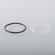 SXK Replacement Build Deck for SXK Empire V Style RTA Atomizer - Silver, Air Pin 0.8 / 1 / 1.2 / 1.4 / 1.6 / 1.8 / 2.0mm