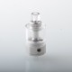 SXK Empire V Style RTA Rebuildable Tank Atomizer - Silver, 3.5ml, Air Pin 0.8 / 1 / 1.2 / 1.4 / 1.6 / 1.8 / 2.0mm, 23mm Diameter