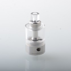 SXK Empire V Style RTA Rebuildable Tank Atomizer - Silver, 3.5ml, Air Pin 0.8 / 1 / 1.2 / 1.4 / 1.6 / 1.8 / 2.0mm, 23mm Diameter
