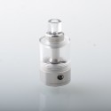 SXK Empire V Style RTA Rebuildable Tank Atomizer - Silver, 3.5ml, Air Pin 0.8 / 1 / 1.2 / 1.4 / 1.6 / 1.8 / 2.0mm, 23mm Diameter
