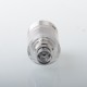 SXK Empire V Style RTA Rebuildable Tank Atomizer - Silver, 3.5ml, Air Pin 0.8 / 1 / 1.2 / 1.4 / 1.6 / 1.8 / 2.0mm, 23mm Diameter