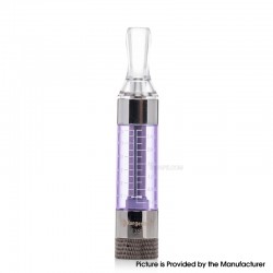 [Ships from Bonded Warehouse] Authentic Kangertech T3S eGo Clearomizer Tank Atomizer - Purple, 3.0ml, 1.8ohm, 14mm (5 PCS)