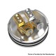 [Ships from Bonded Warehouse] Authentic Hellvape Dead Rabbit 3 RDA Atomizer - Shiny Silver, Dual Coil, with BF Pin, 24mm