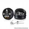 Authentic Thunder Cloud Blaze Ni80 Pre-Built 3-Core Clapton Coil - 0.38ohm, 29Ga x 3 + 38Ga (10 PCS)