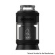 Authentic Thunder Cloud Blaze Solo 2 RTA Rebuildable Tank Atomizer - Matte Black, 3.5ml / 5.5ml, 25mm Diameter