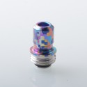 Rekavape Mission XV ARC Style Boro BB Drip Tip Set for BB / Billet Boro Mod - Digigrid, Titanium + Stainless Steel