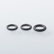 Rekavape Mission XV KB2 Style Boro BB Drip Tip Set for BB / Billet Boro Mod - Digigrid, Titanium + Stainless Steel