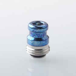 Rekavape Mission XV KB2 Style Boro BB Drip Tip Set for BB / Billet Boro Mod - Ebtropic, Titanium + Stainless Steel
