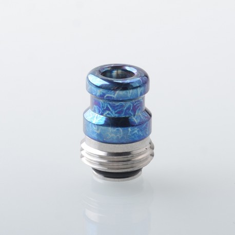 Rekavape Mission XV KB2 Style Boro BB Drip Tip Set for BB / Billet Boro Mod - Ebtropic, Titanium + Stainless Steel