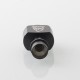 Authentic ThunderHead Creations Blaze Bridge with Sliding Boro Tank for BB / Billet / Boro Box Mod - Silver Black, Dual Glasses