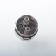 Dvarw Style MTL RTA Rebuildable Tank Atomizer - Silver, 316 Stainless Steel, 2ml, 16mm Diameter