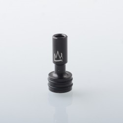 Monarchy Style 510 Drip Tip for RDA / RTA / RDTA Atomizer - Black, Stainless Steel