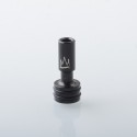 Monarchy Style 510 Drip Tip for RDA / RTA / RDTA Atomizer - Black, Stainless Steel