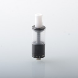 Dvarw Style MTL RTA Rebuildable Tank Atomizer - Black, 316 Stainless Steel, 2ml, 16mm Diameter