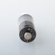 Dvarw Style MTL RTA Rebuildable Tank Atomizer - Black, 316 Stainless Steel, 2ml, 16mm Diameter