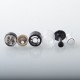 Dvarw Style MTL RTA Rebuildable Tank Atomizer - Black, 316 Stainless Steel, 2ml, 16mm Diameter