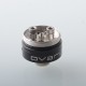 Dvarw Style MTL RTA Rebuildable Tank Atomizer - Black, 316 Stainless Steel, 2ml, 16mm Diameter