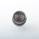 Dvarw Style MTL RTA Rebuildable Tank Atomizer - Black, 316 Stainless Steel, 2ml, 16mm Diameter