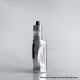 Rekavape VWM Intensa Style RTA Atomizer - Black + Brown, 316SS + PEI, 5.2ml, 10 PCS Air Pins, 22mm Diameter