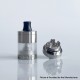 Rekavape VWM Intensa Style RTA Atomizer - Black + Translucent, 316SS + PCTG, 5.2ml, 10 PCS Air Pins, 22mm Diameter