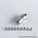 Rekavape VWM Intensa Style RTA Atomizer - Black + Translucent, 316SS + PCTG, 5.2ml, 10 PCS Air Pins, 22mm Diameter