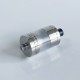 Rekavape VWM Intensa Style RTA Atomizer - Silver + Translucent, 316SS + PCTG, 5.2ml, 10 PCS Air Pins, 22mm Diameter