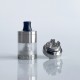 Rekavape VWM Intensa Style RTA Atomizer - Silver + Translucent, 316SS + PCTG, 5.2ml, 10 PCS Air Pins, 22mm Diameter