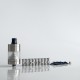 Rekavape VWM Intensa Style RTA Atomizer - Silver + Translucent, 316SS + PCTG, 5.2ml, 10 PCS Air Pins, 22mm Diameter